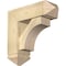Ekena Millwork Westlake Arts and Crafts Rough Sawn Bracket w/ Offset Brace, Douglas Fir, 8"W x 24"D x 24"H BKT0806X24X24WTL03RDF - alternate 1
